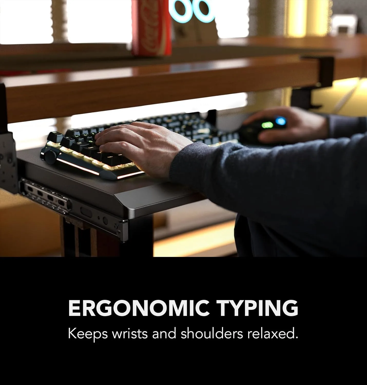 under desk keyboard tray 2