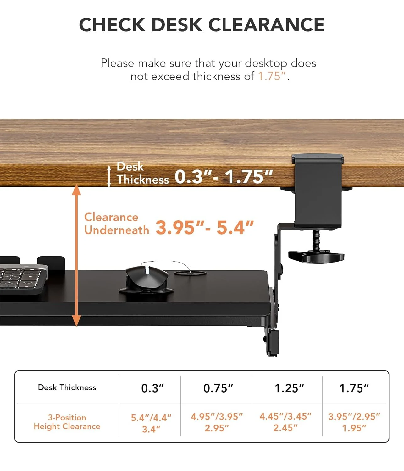 under desk keyboard tray 4