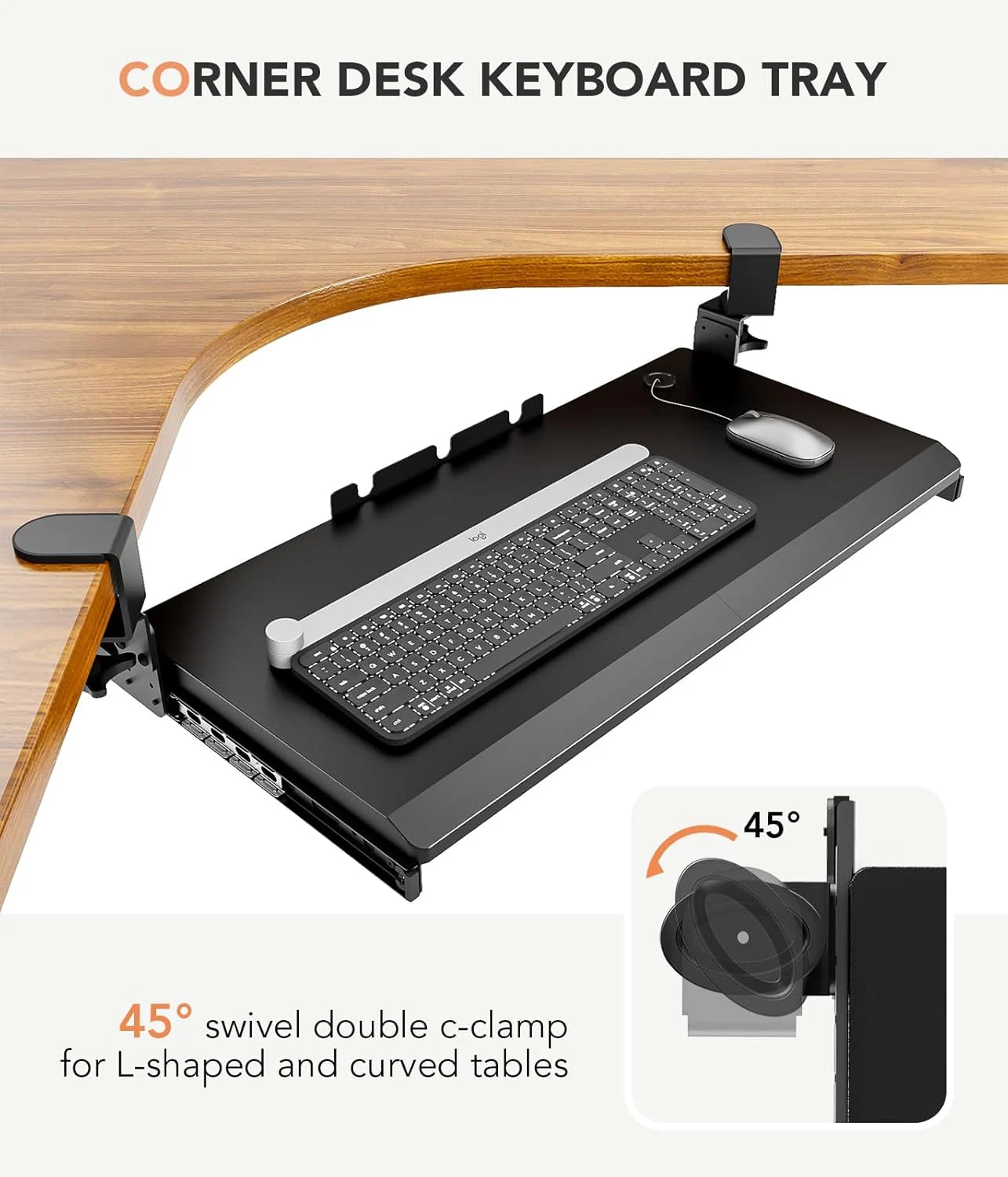 under desk keyboard tray 7