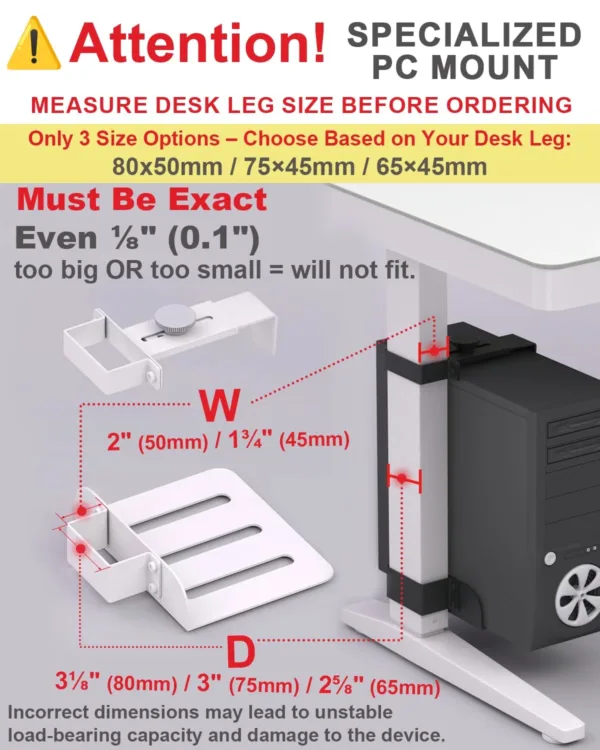 under desk pc mount 2