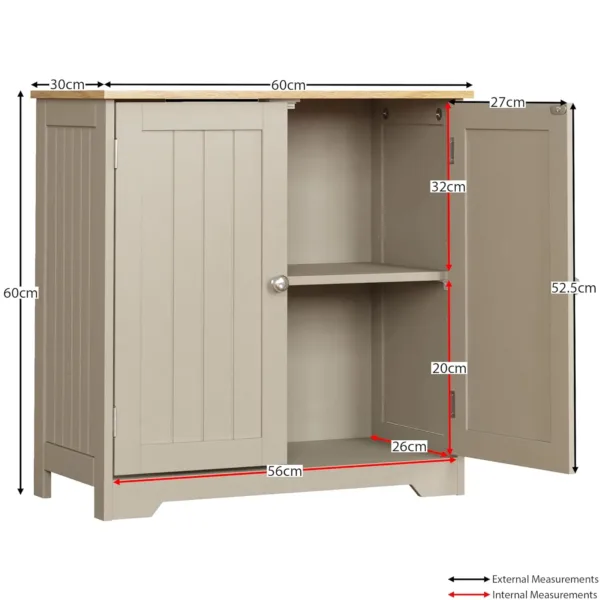 under sink cabinet grey 2