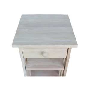 unfinished wood telephone stand 4