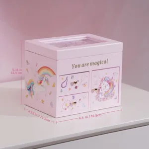 unicorn jewelry box girls 7