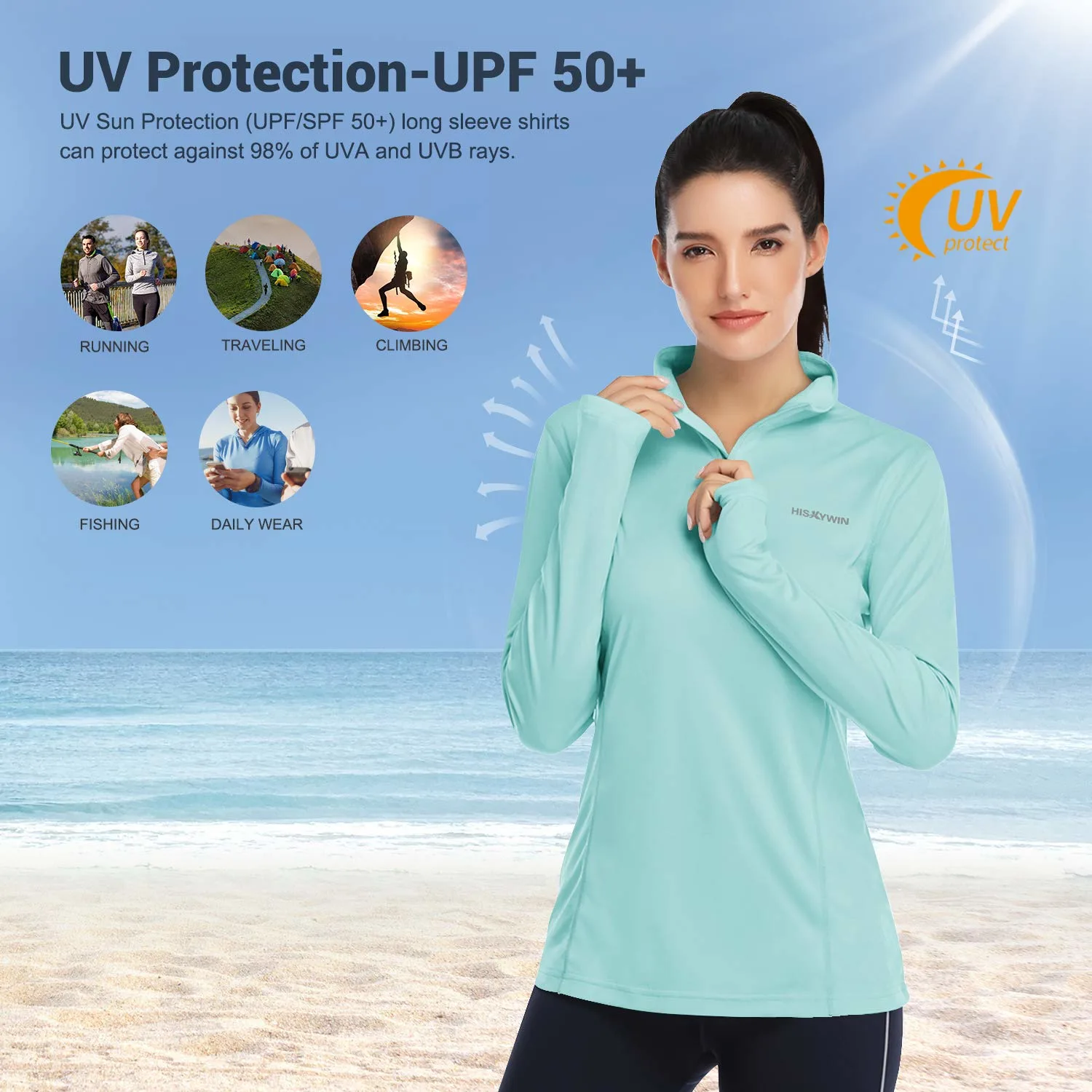 upf 50 shirt womens 5