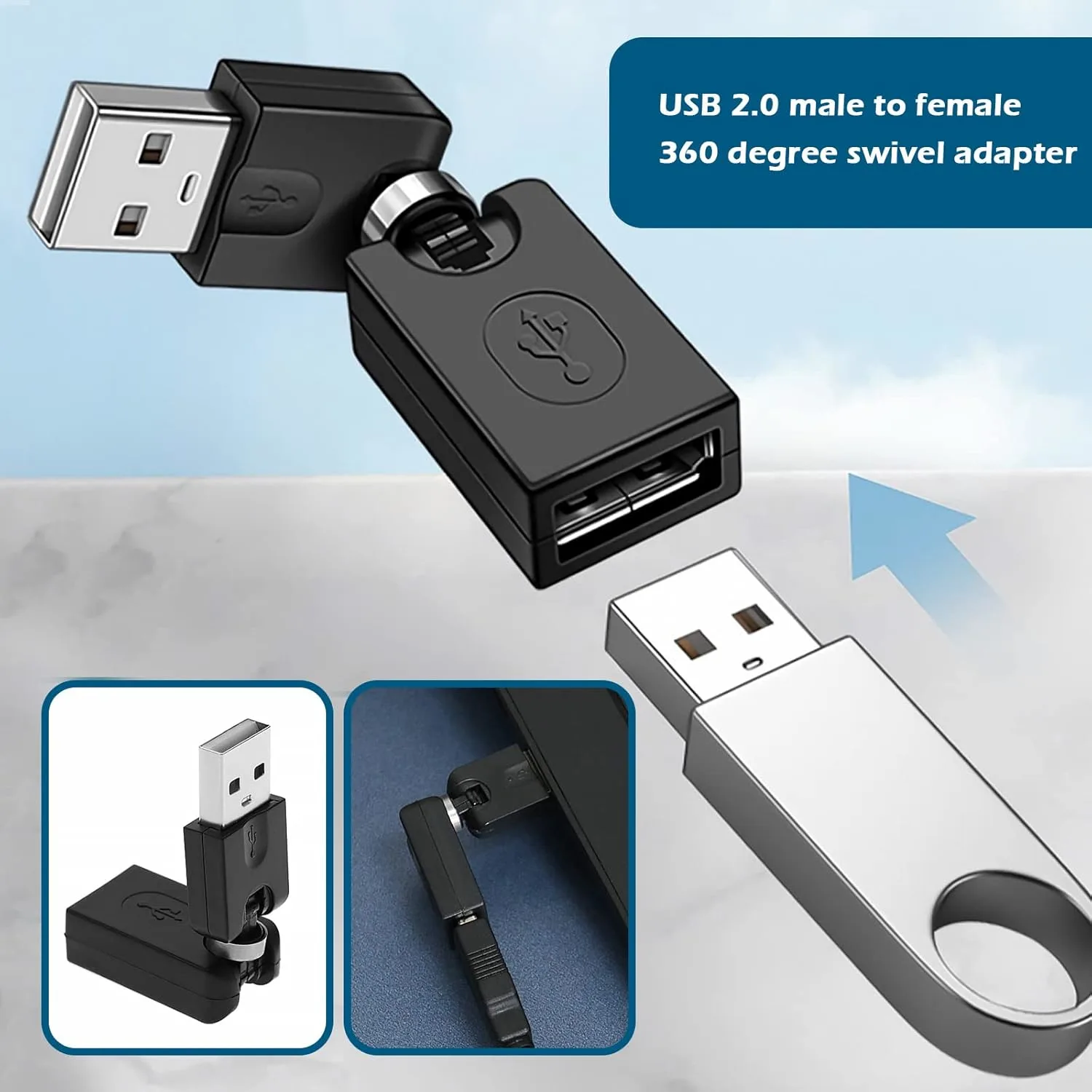 usb adapter rotating usb 2