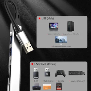 usb hub adapter 6