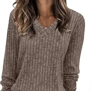 v neck long sleeve 1