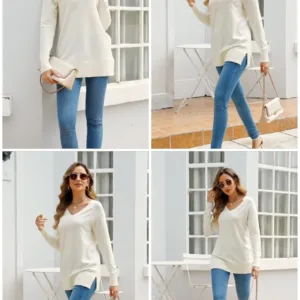 v neck maternity sweater 2