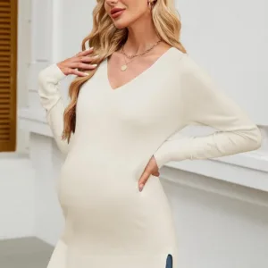 v neck maternity sweater 5