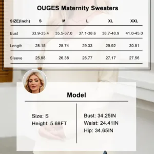 v neck maternity sweater 6