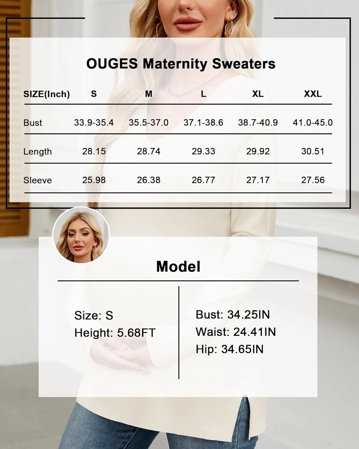 v neck maternity sweater 6