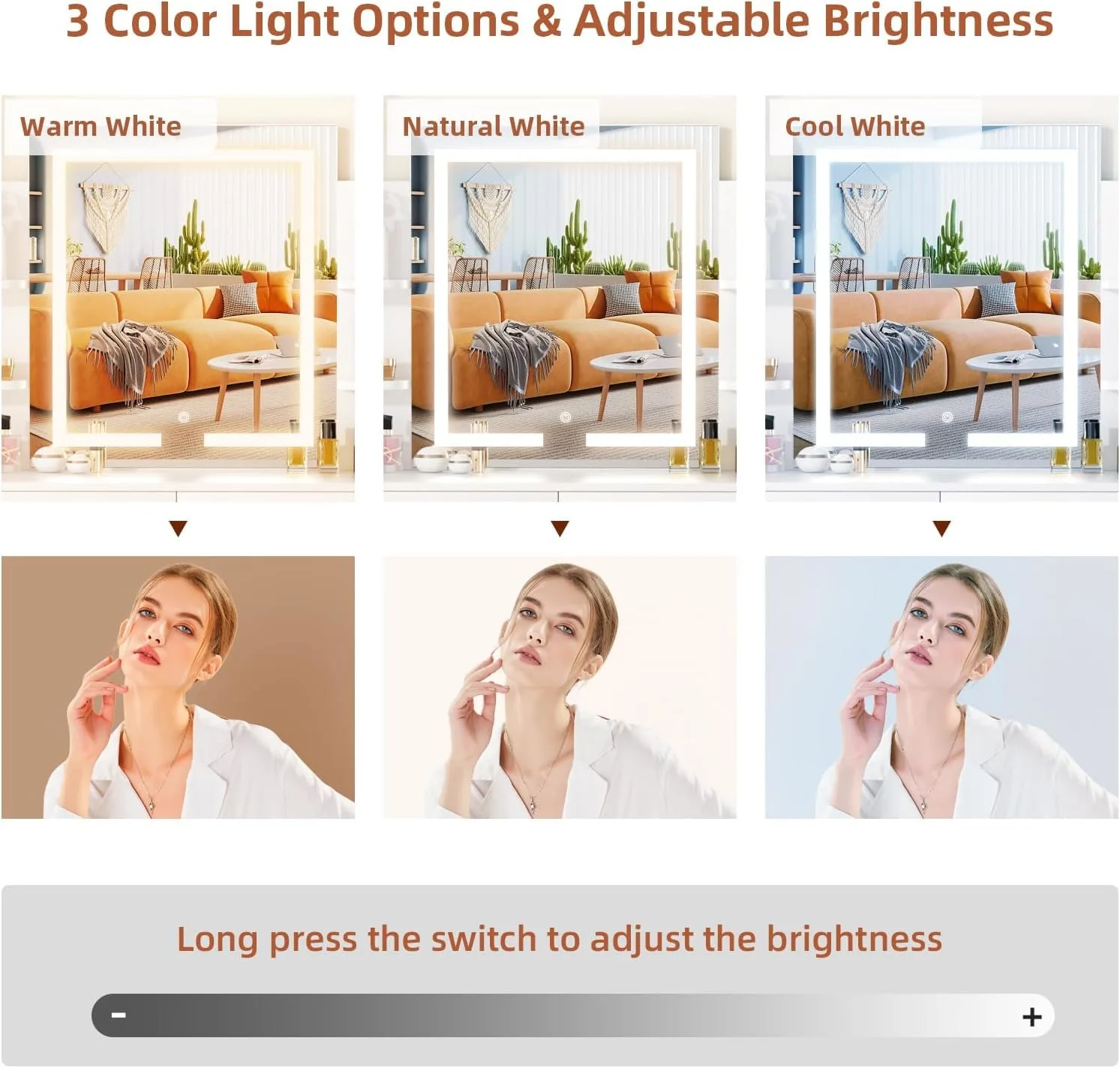 vanity desk led mirror 2