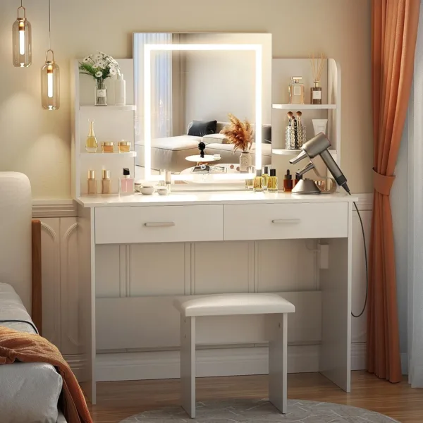vanity desk led mirror 7