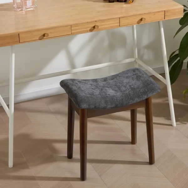 vanity stool saddle 2