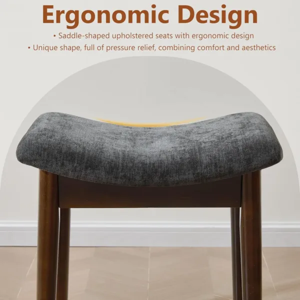 vanity stool saddle 6