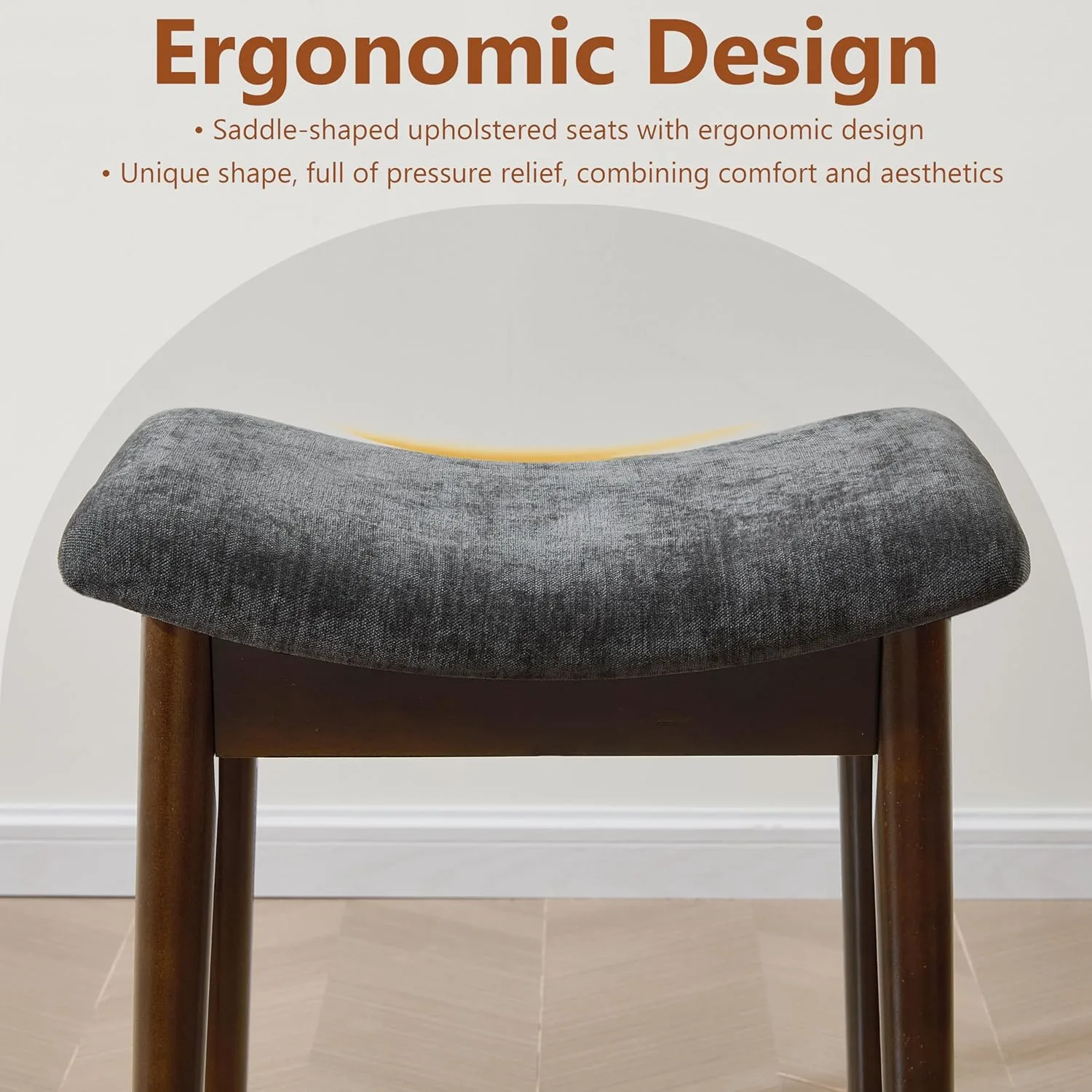 vanity stool saddle 6