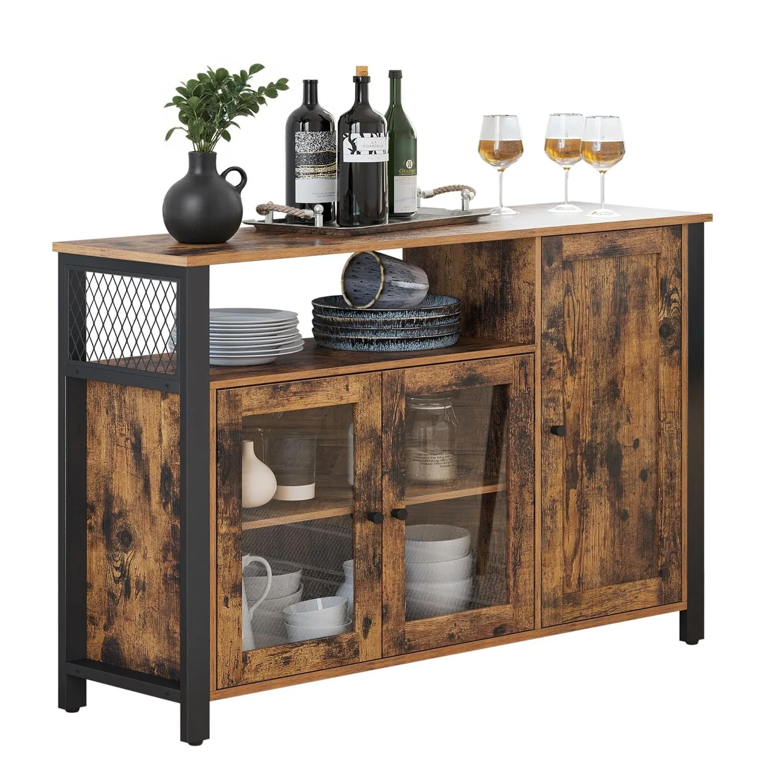 vasagle sideboard kitchen cabinet 1
