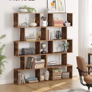vasagle zigzag bookshelf 2