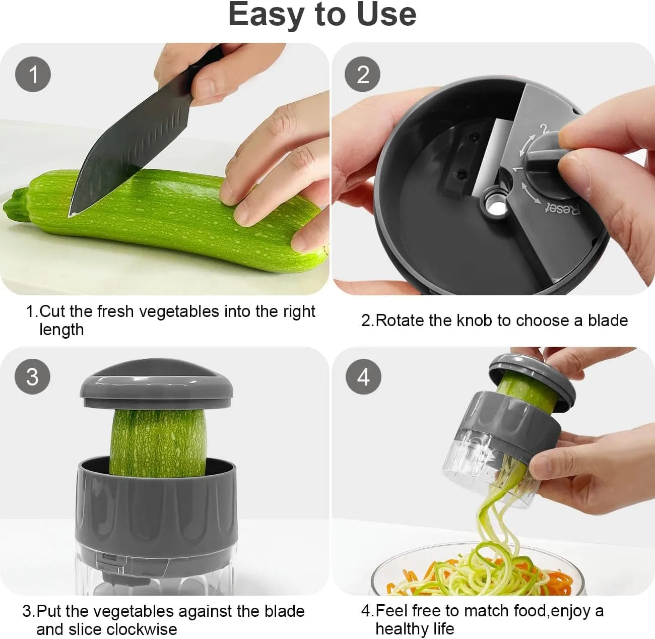 vegetable spiralizer noodle maker 3