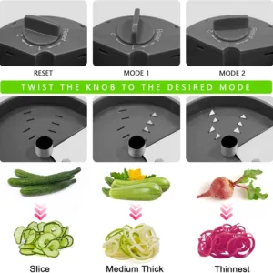 vegetable spiralizer noodle maker 4