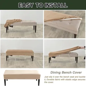 velvet bench cover 6