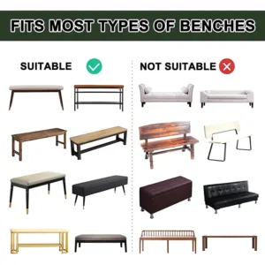 velvet bench cover 7