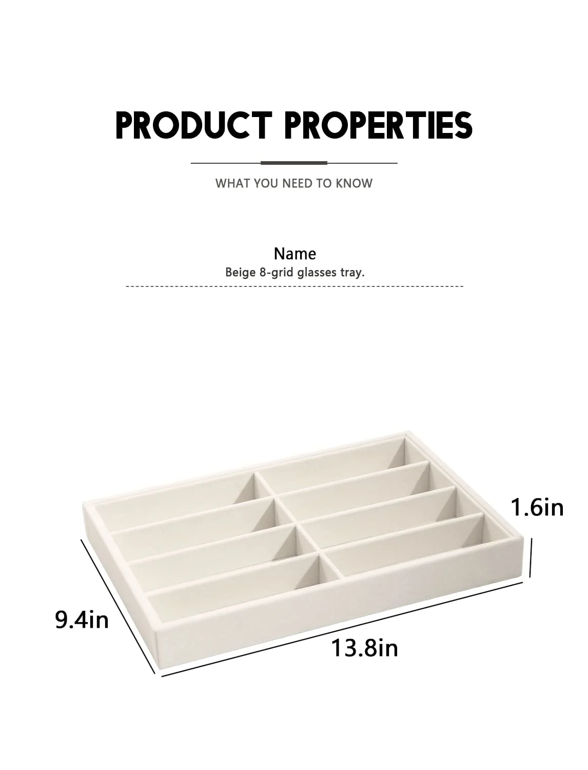 velvet glasses tray 2