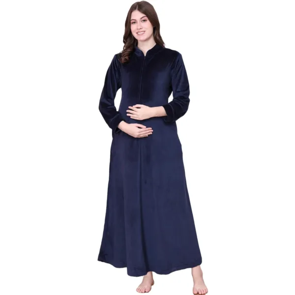 velvet maternity nighty 1