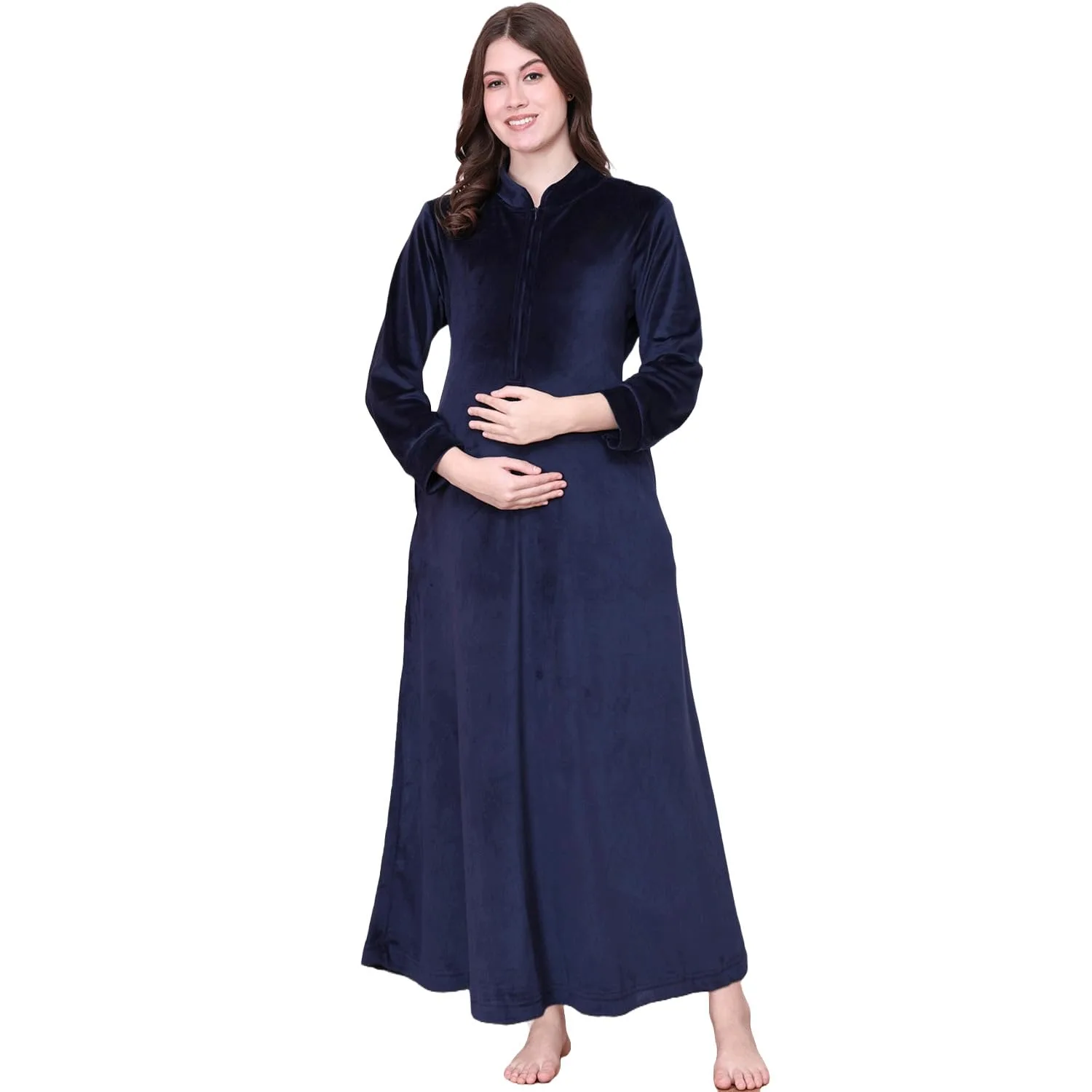 velvet maternity nighty 1