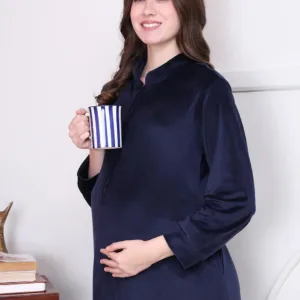 velvet maternity nighty 6
