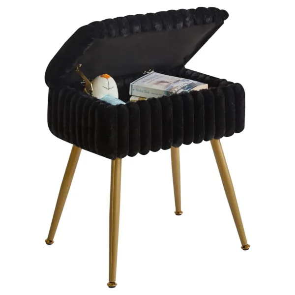 velvet vanity stool 1