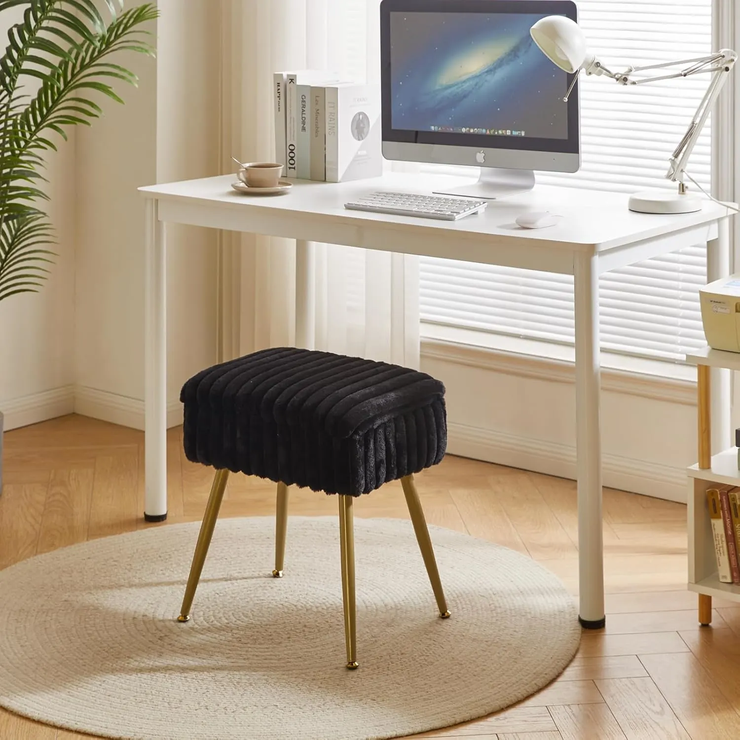 velvet vanity stool 4