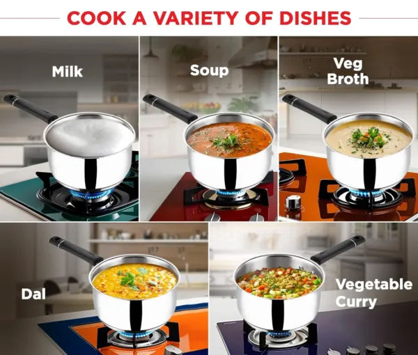 vinod stainless steel saucepan 3