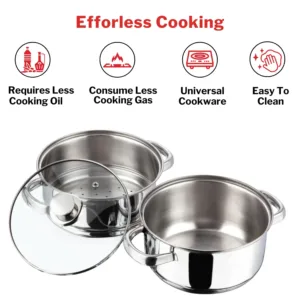 vinod steel steamer 5