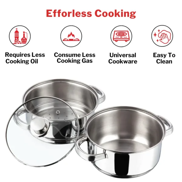 vinod steel steamer 5