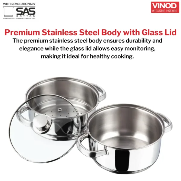 vinod steel steamer 6