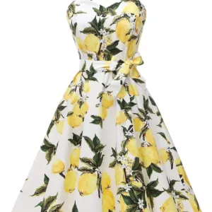 vintage halter cocktail dress 1