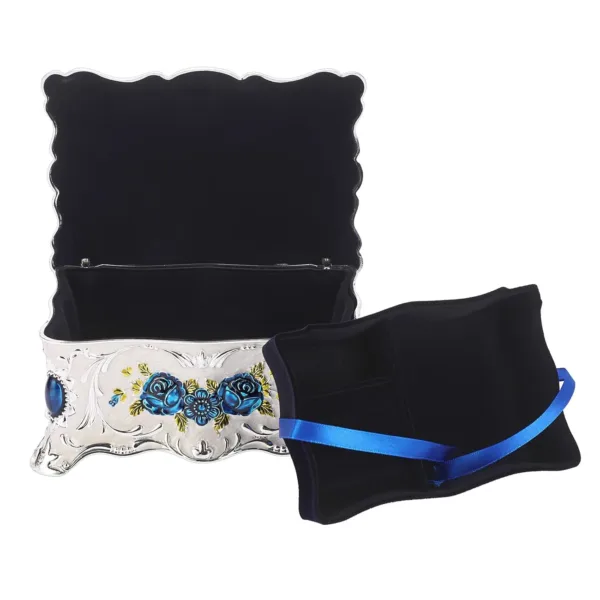 vintage jewelry box metal 4