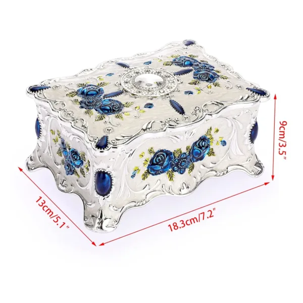 vintage jewelry box metal 6