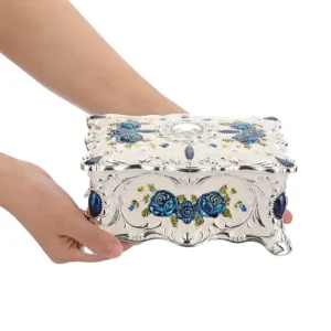 vintage jewelry box metal 7