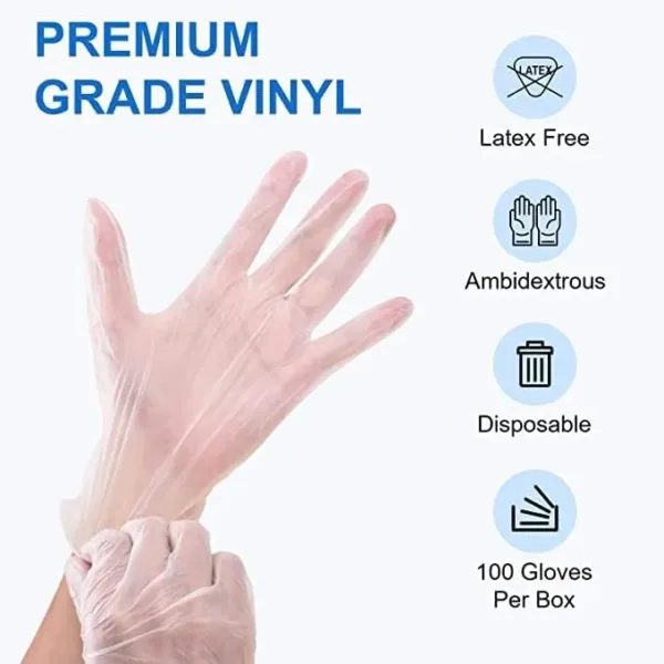 vinyl disposable gloves 2