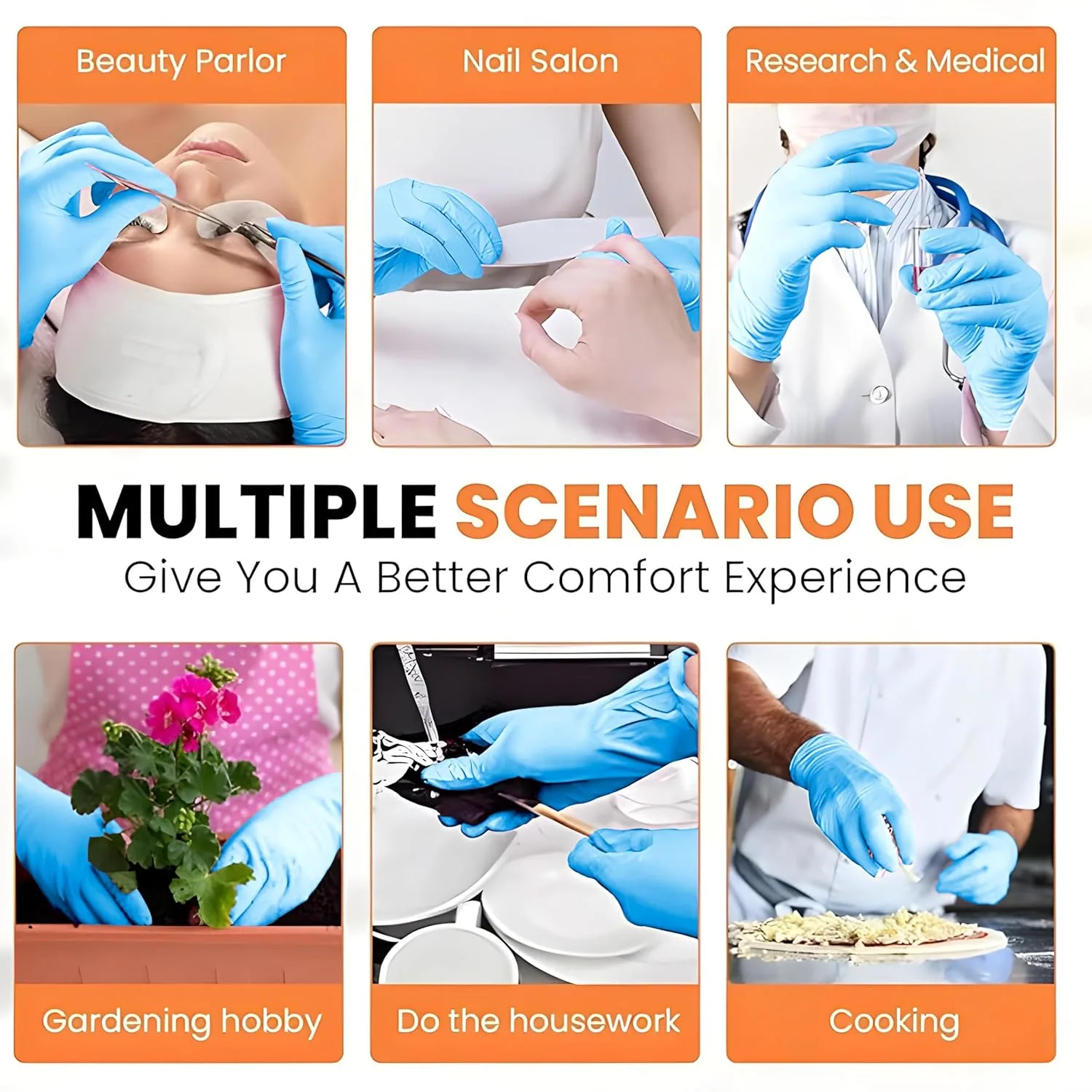 vinyl gloves latex free 6