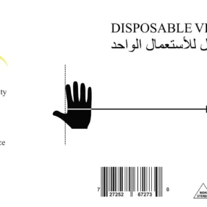 vinyl gloves powder free 4