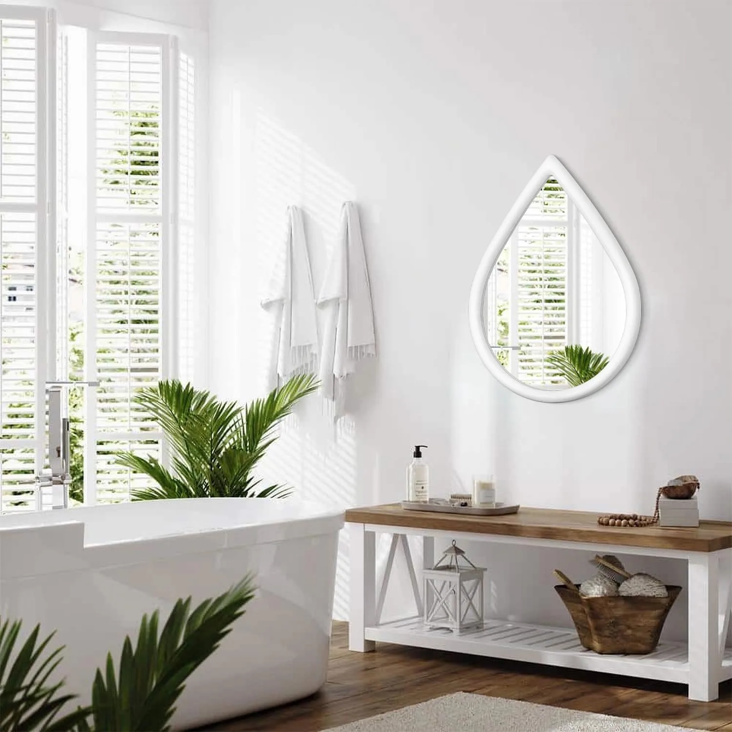 wall mirror wood frame 6