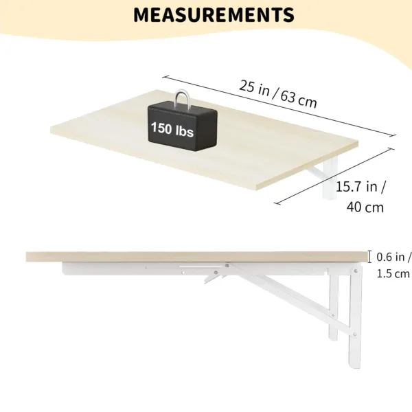 wall mounted folding table 2
