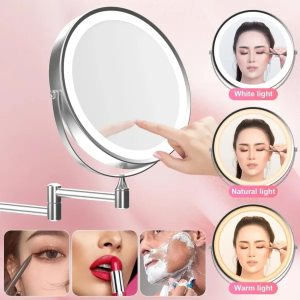 wall mounted makeup mirror 2