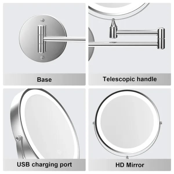 wall mounted makeup mirror 6