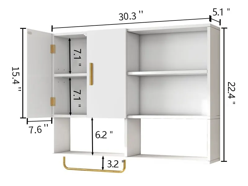 wall mounted medicine cabinet 2