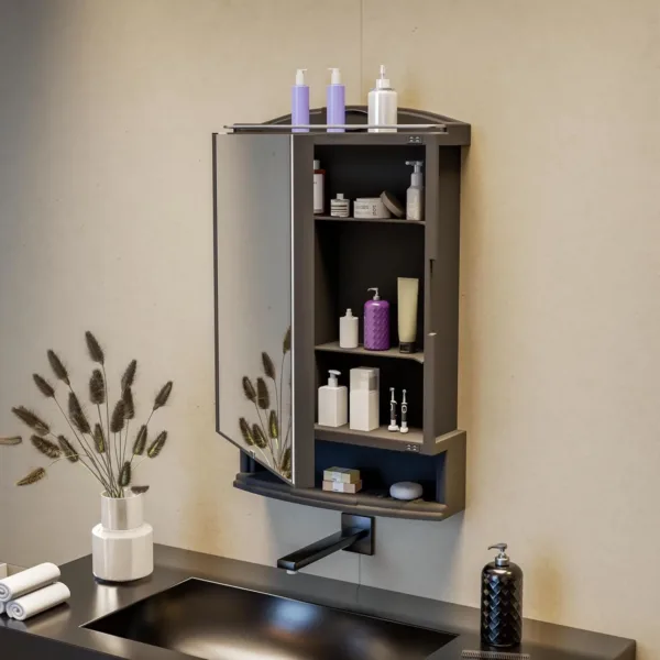 wall mounted mirror cabinet 1