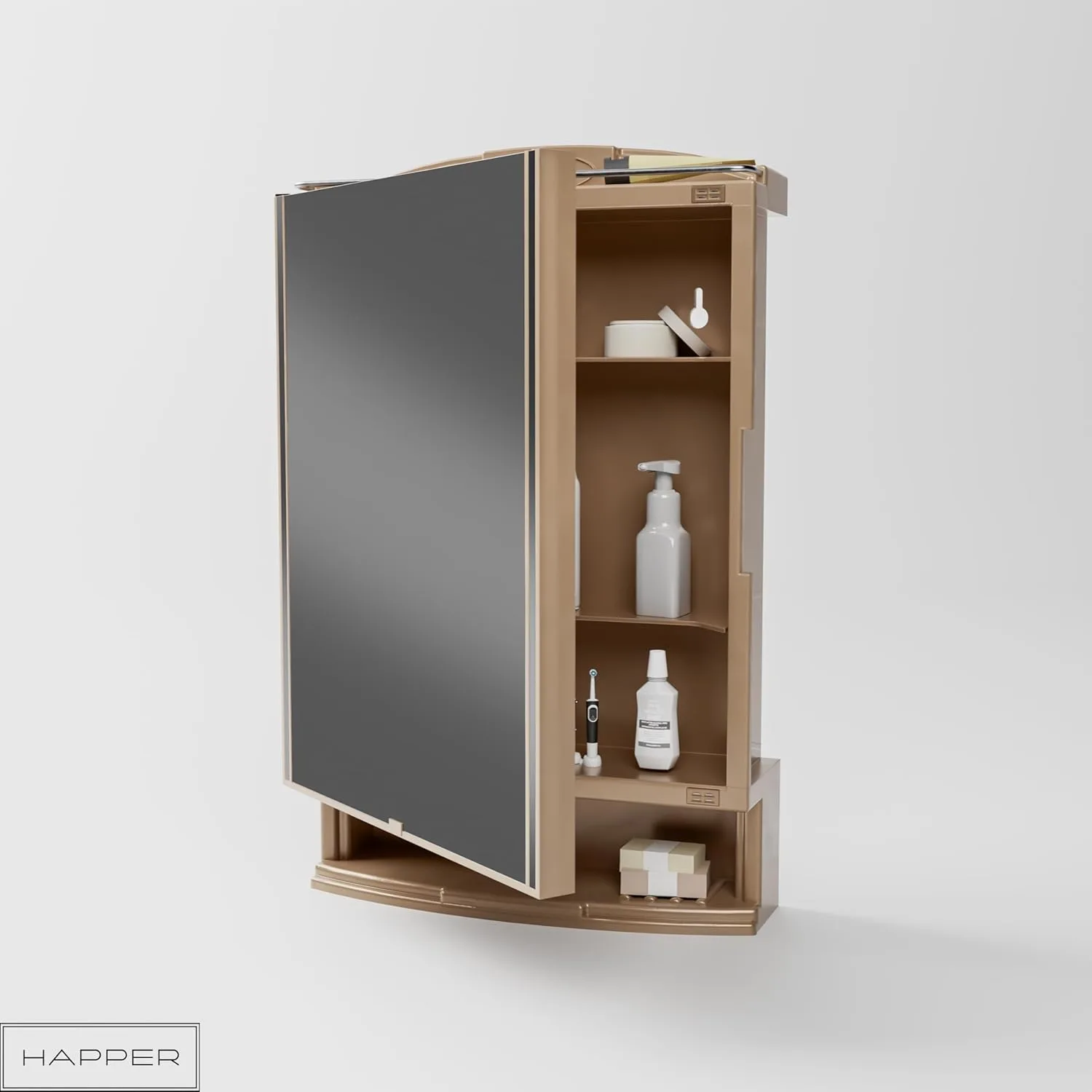 wall mounted mirror cabinet 2